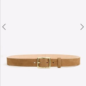 Rag & Bone Boyfriend Belt 30mm Camel Suede